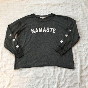 Namaste Burnout sweatshirt